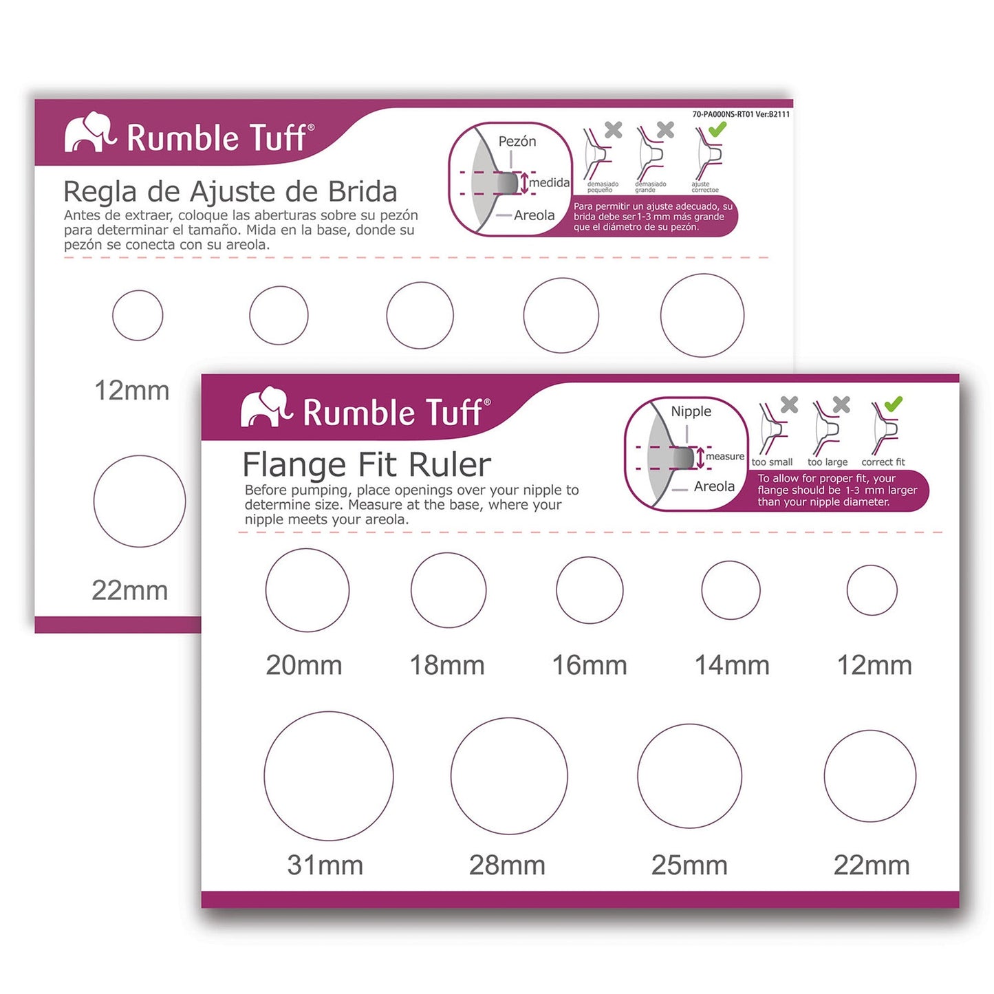 Paper Nipple Ruler Packs