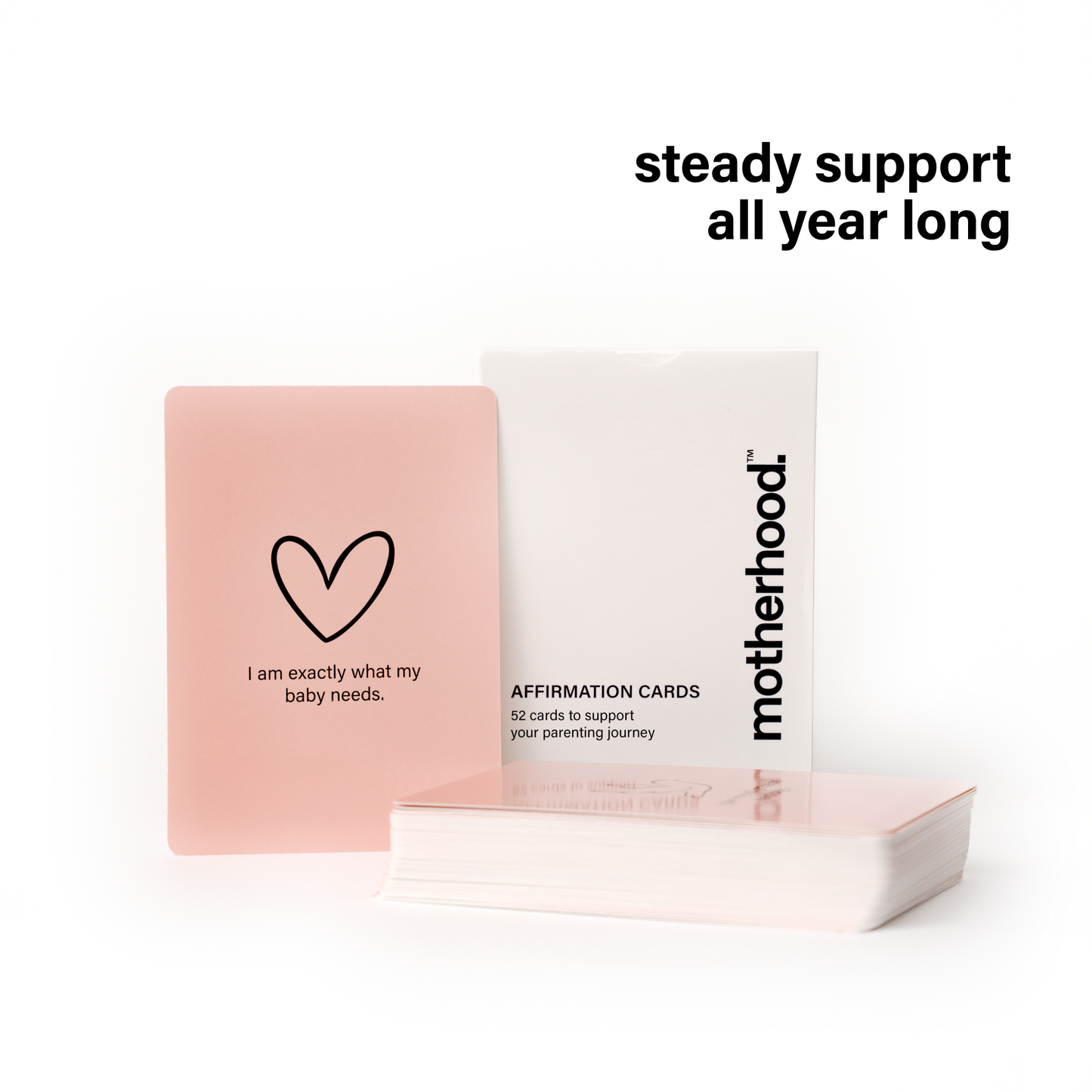 Motherhood Collection Affirmation Cards for Moms: 52 Weekly Encouragement Cards for Breastfeeding, Pumping & Postpartum Support