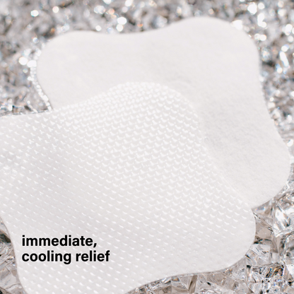 Motherhood Collection Hydrogel Nipple Pads Cooling Relief for Sore, Cracked Nipples – Soothing, Protective Gel Pads, Individually Wrapped (8 Count)