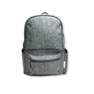 Breast pump backpack with cooler compartment