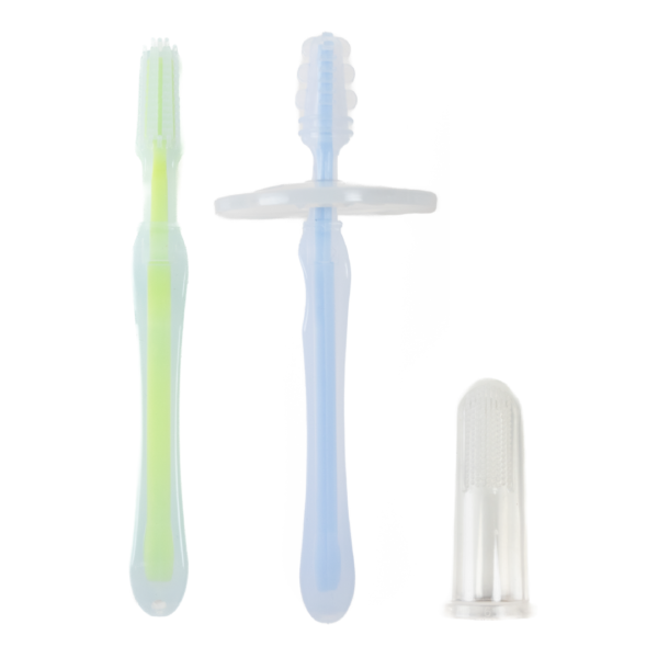 Rumble Tuff infant and baby toothbrush set