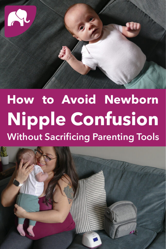 How to avoid newborn nipple confusion without sacrificing parenting tools. Blog post